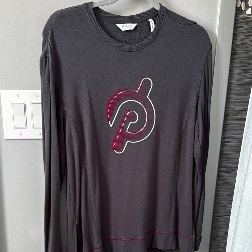 Peloton Gray Long Sleeve Shirt